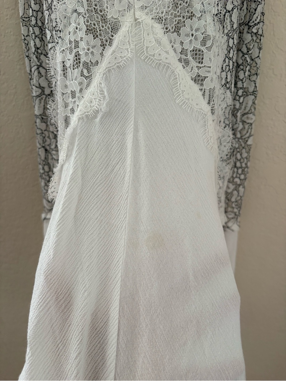 Free People Tell Tale Heart Lace High Neck Tunic Tank Size Medium - Picture 5 of 6